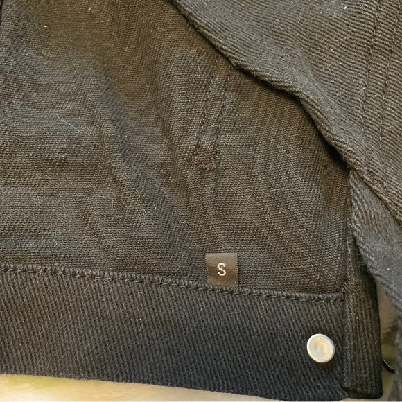 Black  Ladies Denim Overalls - Size Small-Stretch-No Name Tag-Great Condition - Picture 10 of 12